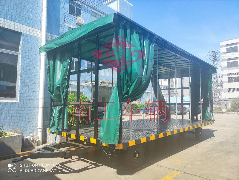 15吨雨篷双牵引金年会（中国）篷式工具周转拖车