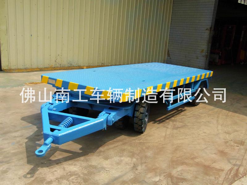 叉车牵引工业平板车 工厂车间周转用10吨金年会（中国）
