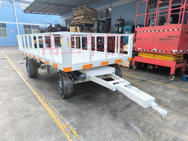 3吨金年会（中国）牵引工具拖车 带护栏减震刹车功能
