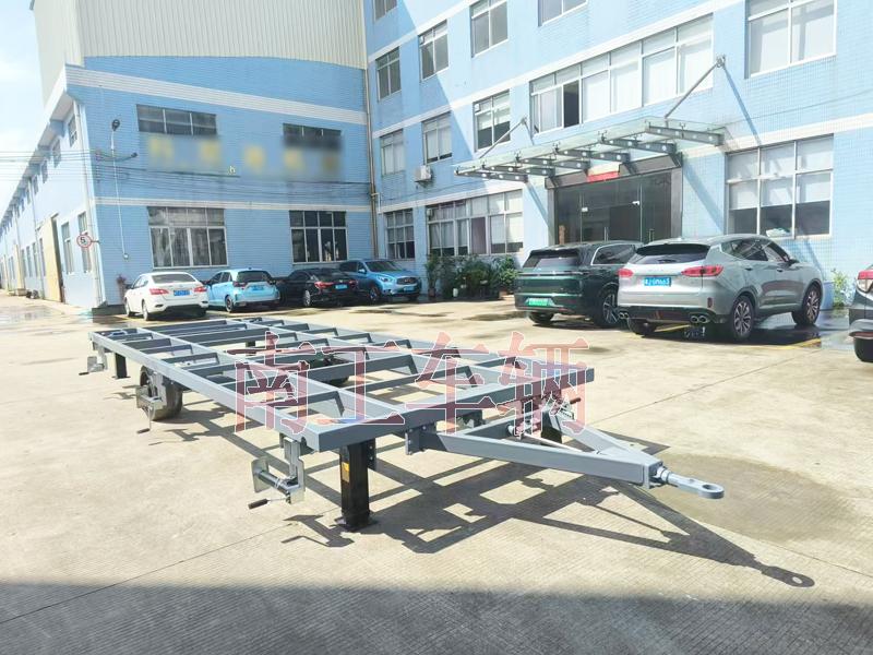 7吨骨架式ATV金年会（中国） 2轮灰色工具拖车